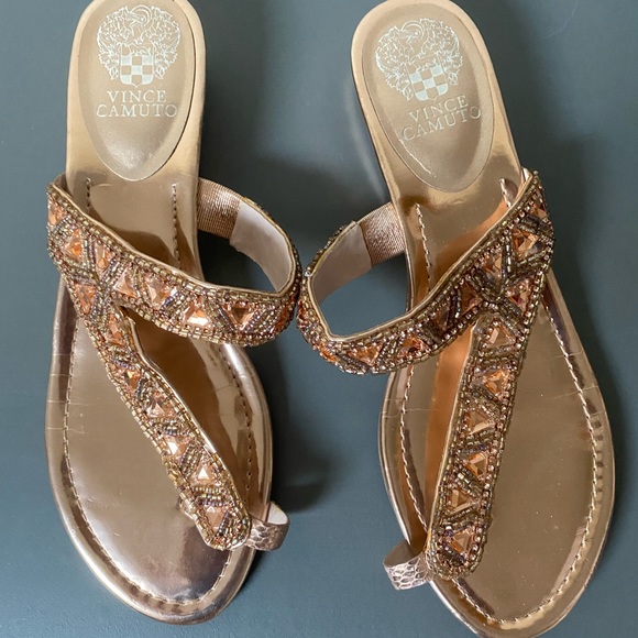 Vince Camuto | Shoes | Vince Camuto Jeweled Sandals | Poshmark